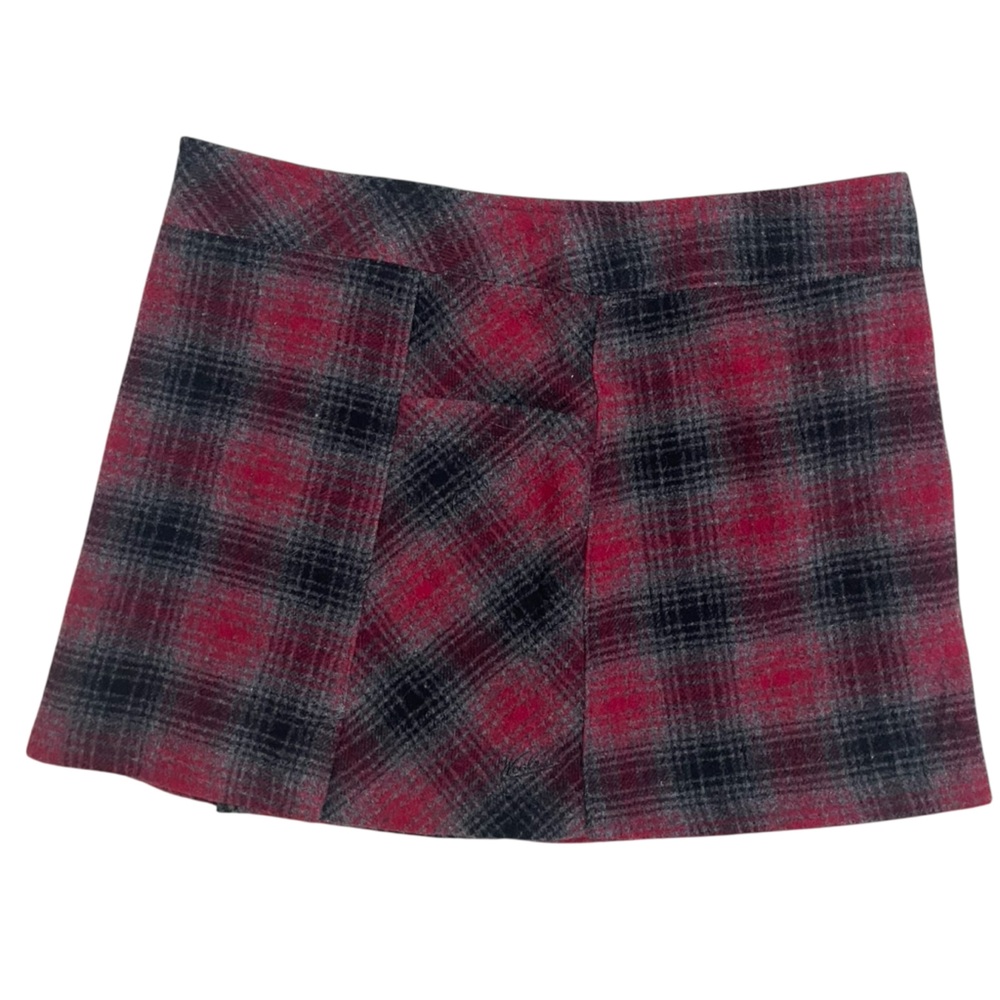 Woolrich Red and Black Plaid Wool Skirt - Picture 3 of 8